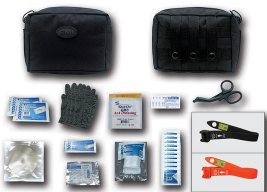Emergency Tactical Response Gunshot Kit With S.t.a.t. Tourniquet