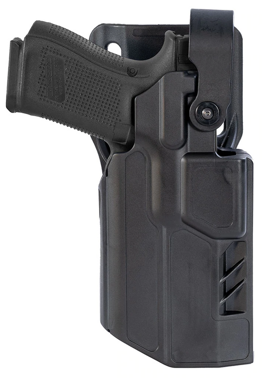TELR X5000 Light Bearing Holster for Glock 19 w/ Duty Belt - Weave Finish