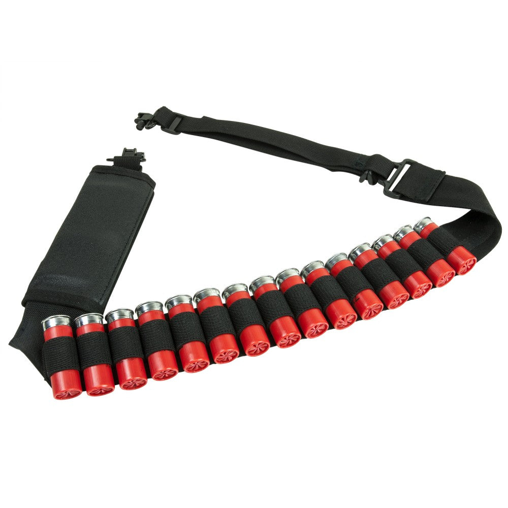 Shotgun Bandolier Sling W/sling Swivel Hardware