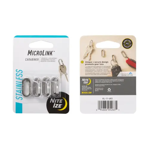 Microlink Carabiner - 4 Pack