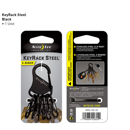 Keyrack Steel S-biner