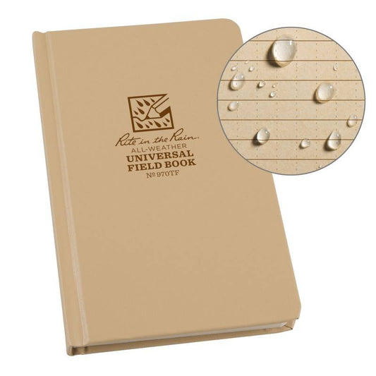 Fabrikoid Universal Bound Book - 4.75 x 7.5 - Tan