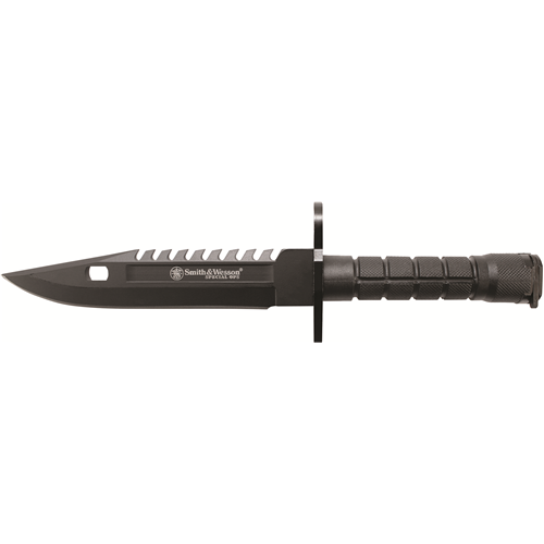 8 In Special Ops M-9 Bayonet Special Force Knife/black Polymer Scabbard