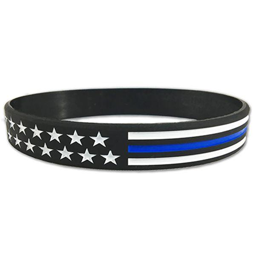 Thin Red Line American Flag Bracelet