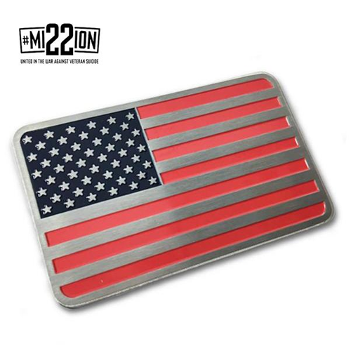 American Flag Vehicle Emblem