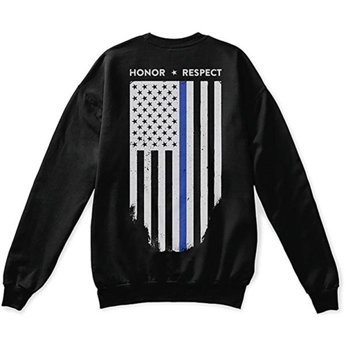 Thin Blue Line Crew Neck Sweatshirt