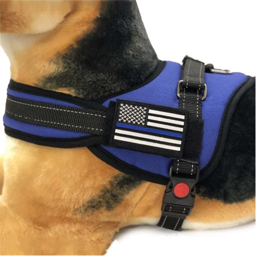 Dog Harness Thin Red Line