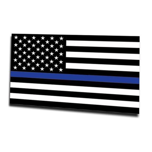 Magnet - Thin Blue Line American Flag