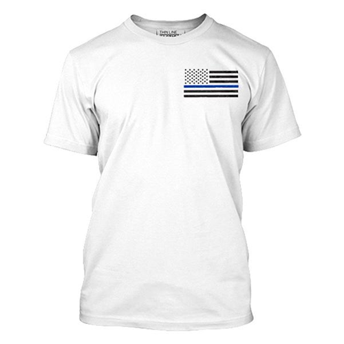 Men's - T-shirt - Thin Blue Line Flag