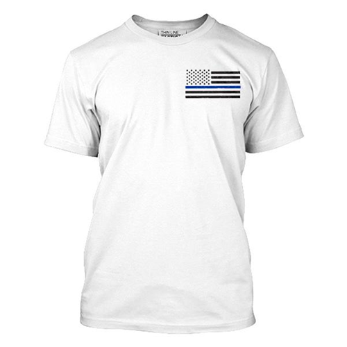Men's - T-Shirt - Thin Blue Line Flag