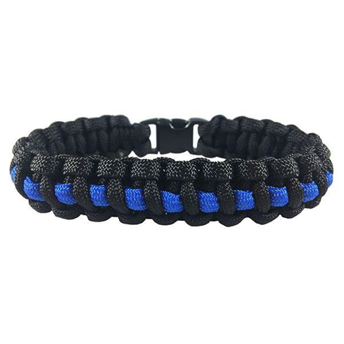 Paracord Survival Bracelet, Thin Red Line