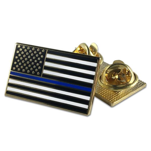 Classic, Double Clutch Pin - Thin Red Line American Flag